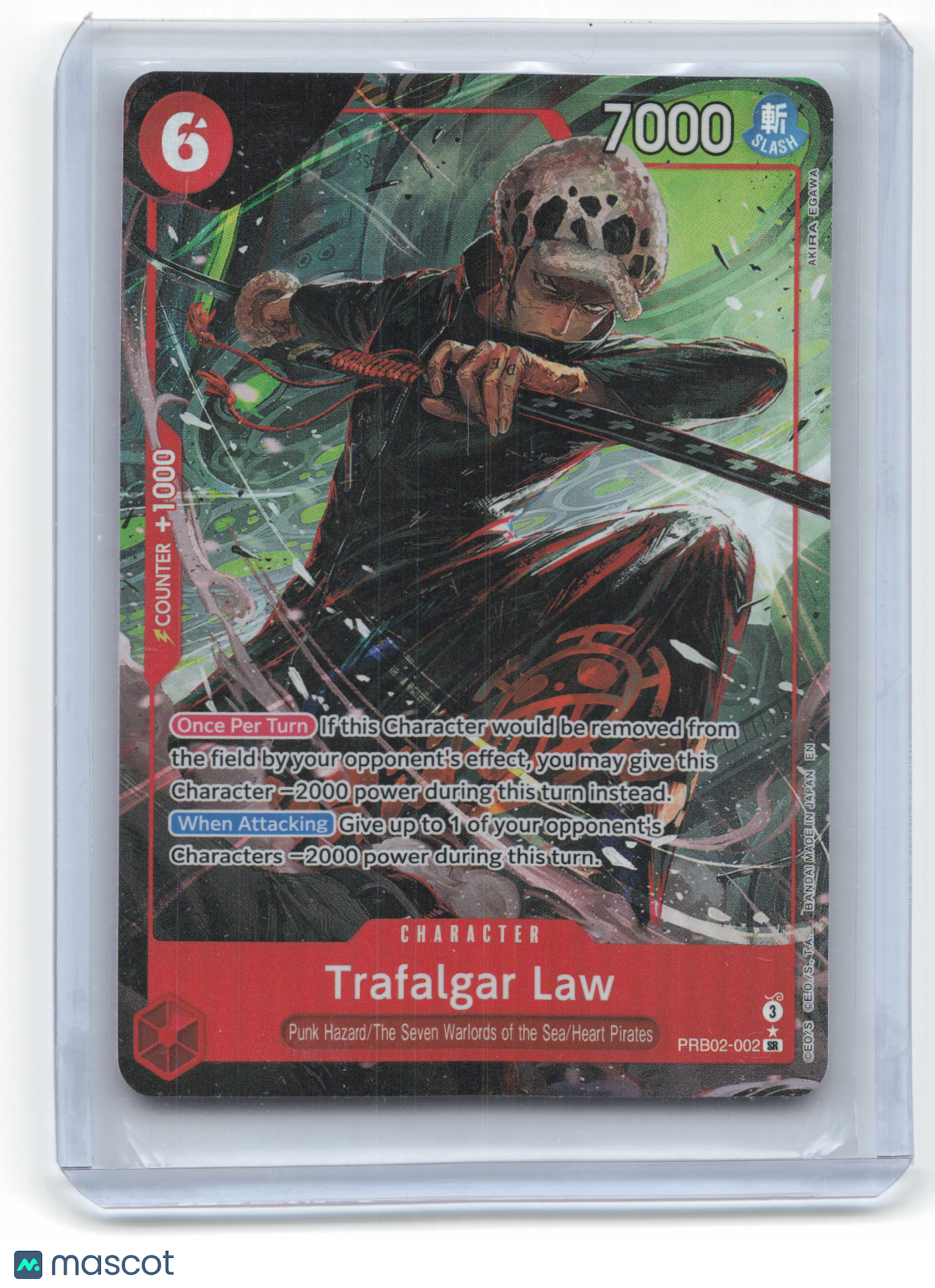 2025 One Piece Trafalgar Law The Best Vol. 2 (Premium) SR #PRB02-003 Alt Art - Papa Joey's Collectibles