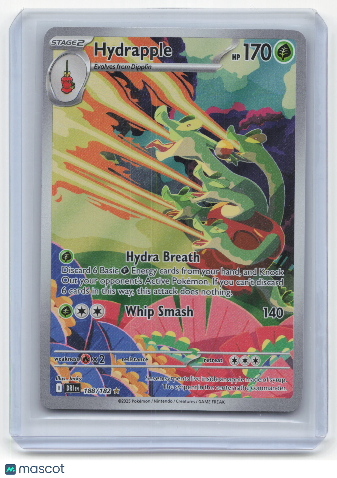 2025 Pokemon Hydrapple Destined Rivals Illustration Rare Foil #188/182 Near Mint - Papa Joey's Collectibles
