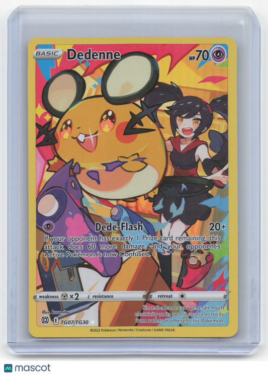 2022 Pokemon Dedenne Brilliant Stars: Trainer Gallery Rare #TG07/TG30 Near Mint - Papa Joey's Collectibles