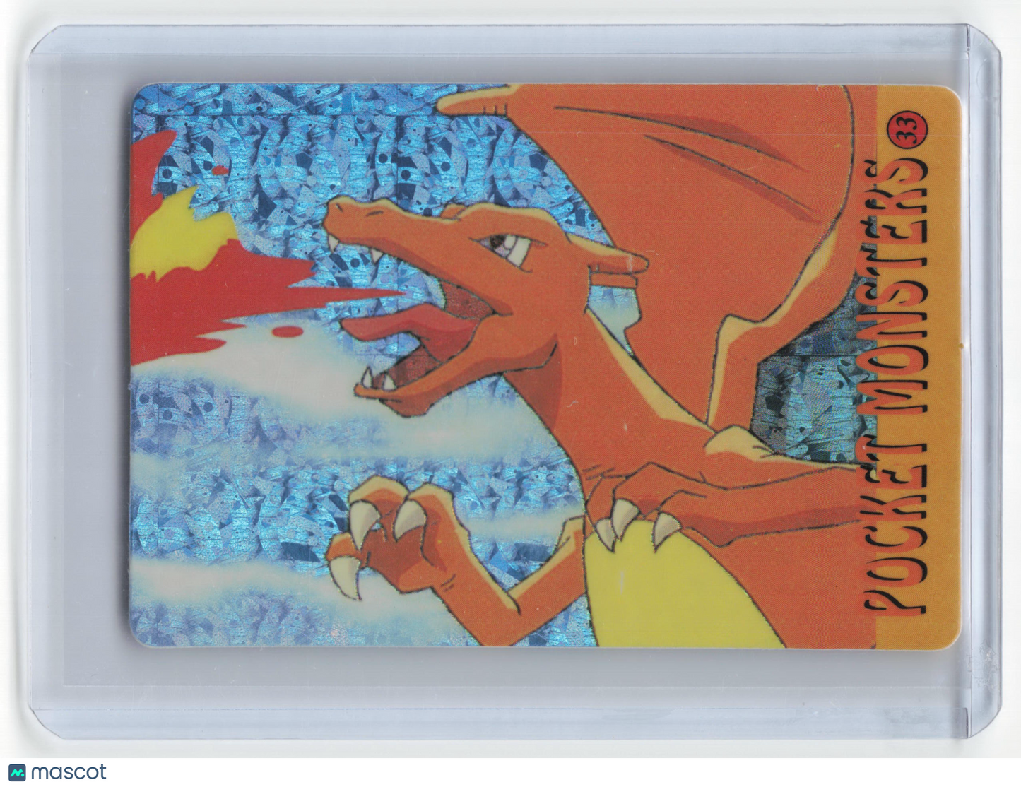 1998 Pocket Monsters Prism Sticker Charizard Holofoil #33 Near Mint - Papa Joey's Collectibles