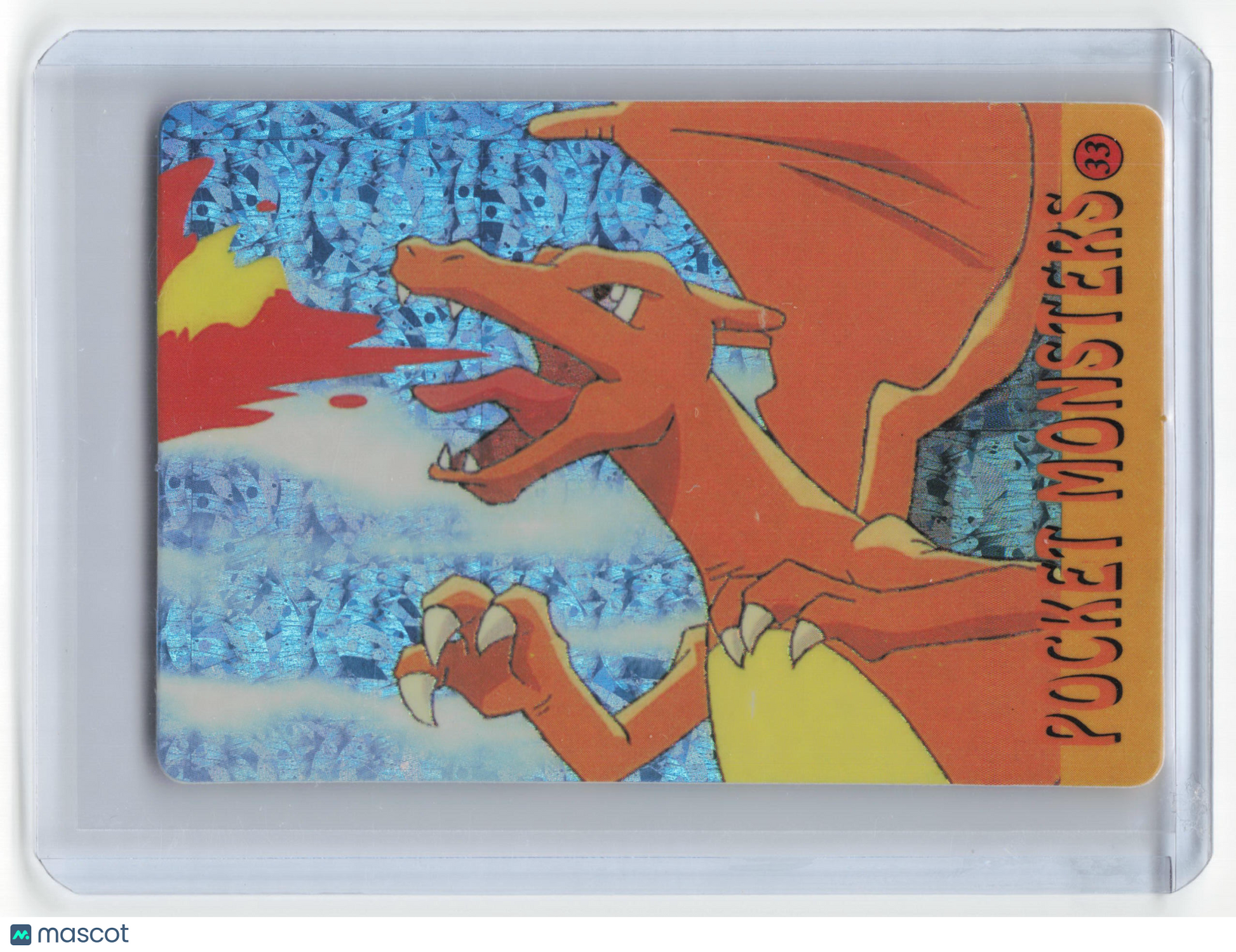 1998 Pocket Monsters Prism Sticker Charizard Holofoil #33 Near Mint - Papa Joey's Collectibles