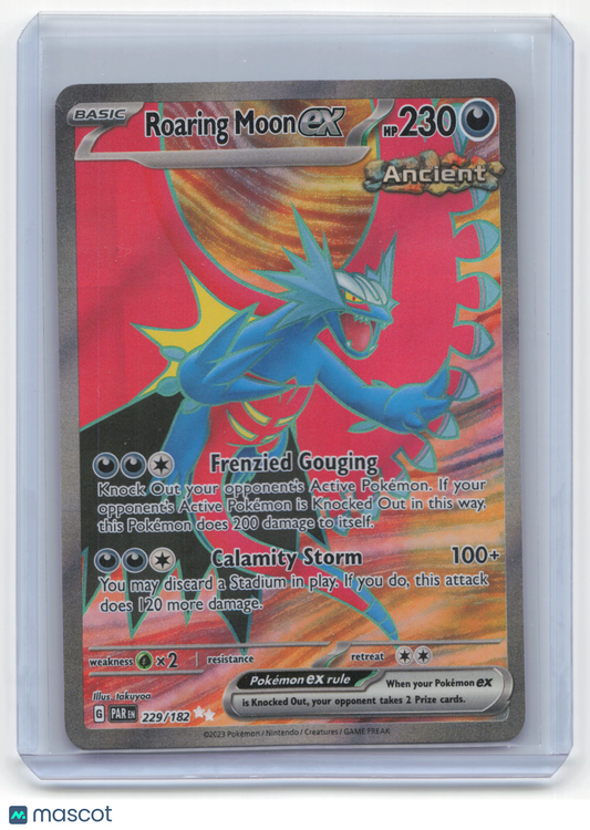 2023 Pokemon Roaring Moon EX Paradox Rift Ultra Rare Holo #229/182 Near Mint