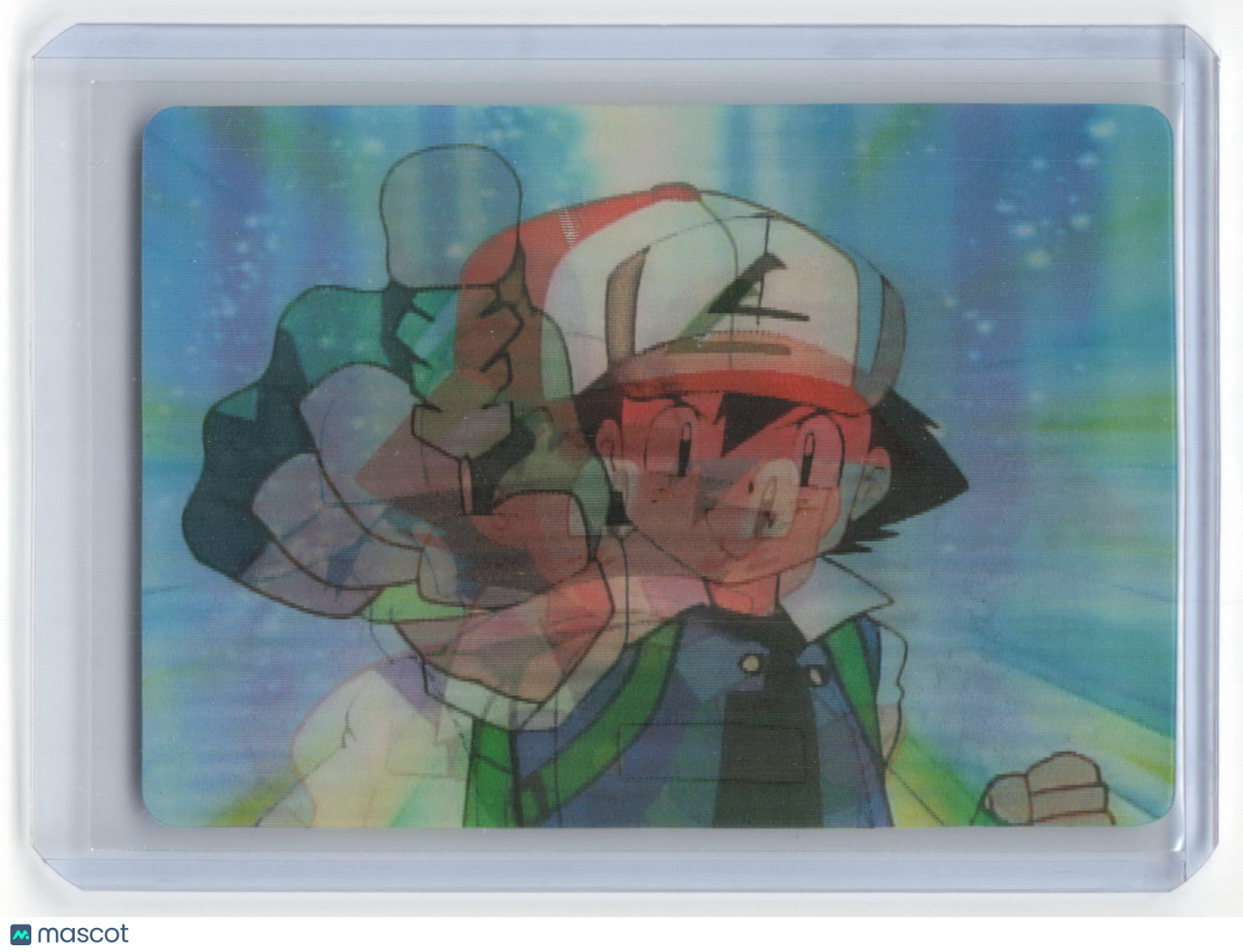 1998 Nintendo Pokémon DVD Promo Ash Ketchum Lenticular #PIKA-0020D/DVD