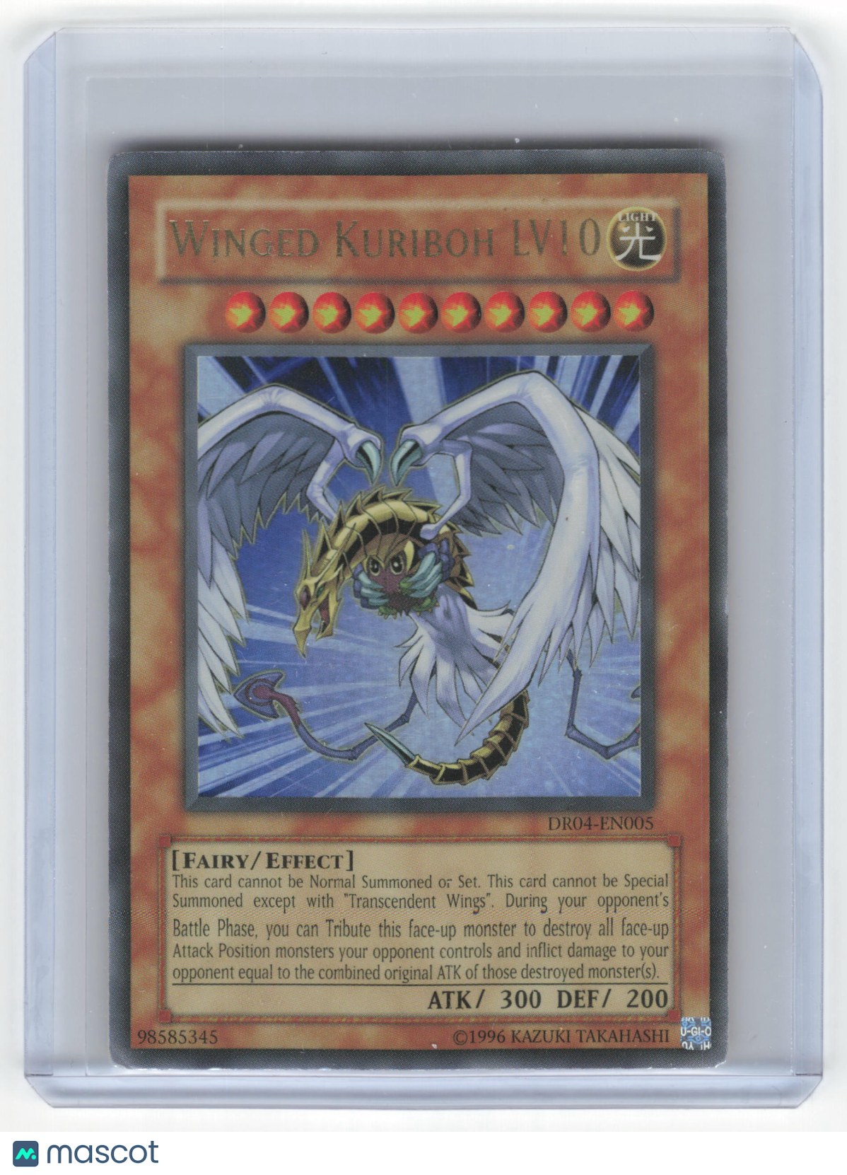 2006 Yu-Gi-Oh! Winged Kuriboh LV10 Dark Revelation Volume 4 Foil #DR04-EN005 HP