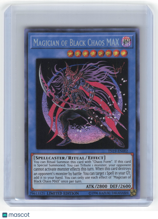 2019 Yu-Gi-Oh! Magician of Black Chaos MAX PSR #TN19-EN002 Limited Edition NM