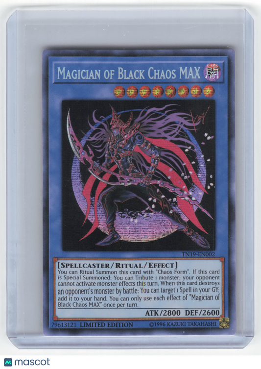 2019 Yu-Gi-Oh! Magician of Black Chaos MAX PSR #TN19-EN002 Limited Edition NM
