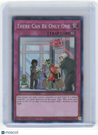 2023 Yu-Gi-Oh! There Can Be Only One Collector's Rare Holo #WISU-EN060 1st Ed NM
