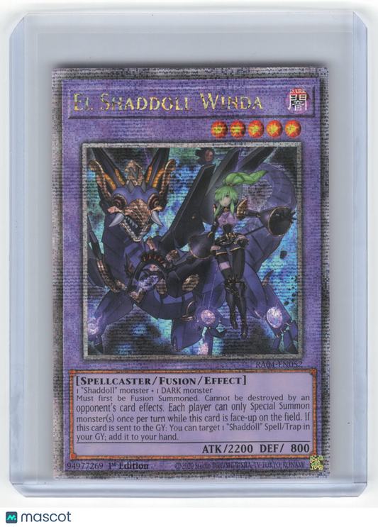 2025 Yu-Gi-Oh El Shaddoll Winda QCSR #RA04-EN052 Alternate Art 1st Edition NM