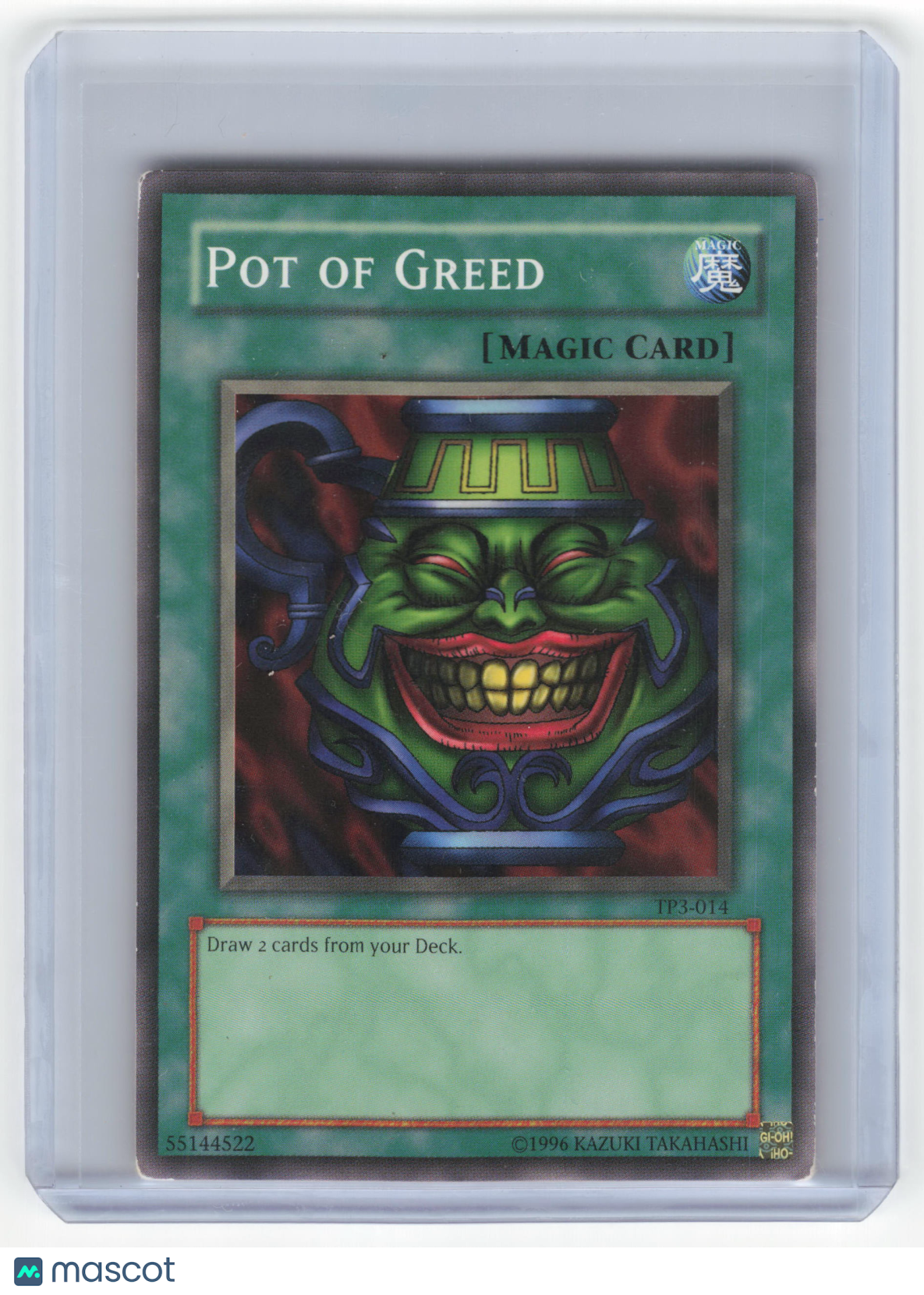 2003 Yu-Gi-Oh! Pot of Greed Tournament Pack 3 Non-Foil #TP3-014 Heavily Played