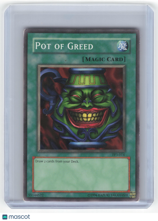2003 Yu-Gi-Oh! Pot of Greed Tournament Pack 3 Non-Foil #TP3-014 Heavily Played