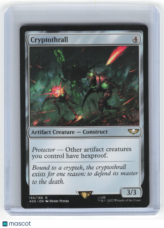 2022 Magic: The Gathering Cryptothrall Warhammer 40K Commander Non-Foil #155/168