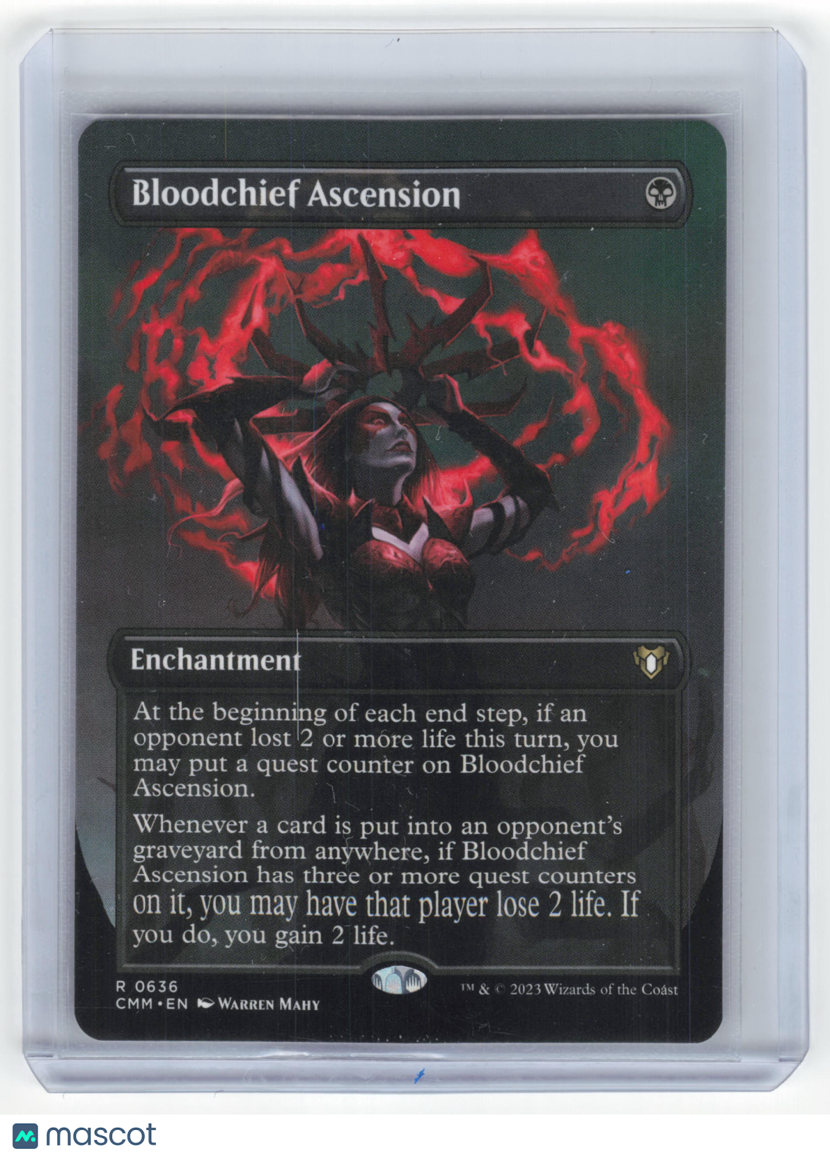 2023 Magic: The Gathering Bloodchief Ascension Commander Masters #636 Borderless