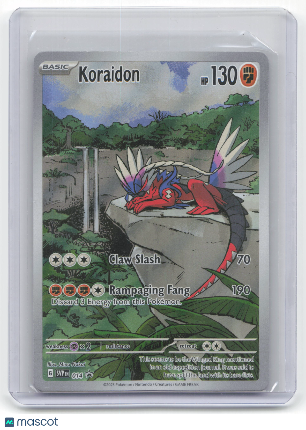 2023 Pokemon Koraidon Scarlet & Violet Promo Cards Black Star Promo Foil #014 NM
