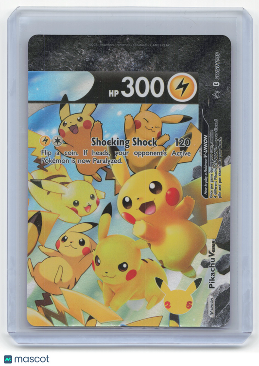 2021 Pokemon Pikachu V-Union Sword & Shield Promos Black Star Promo #SWSH140 NM