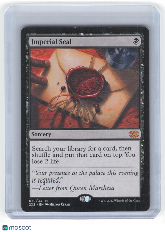 Magic: The Gathering Imperial Seal Double Masters 2022 Mythic Non-Foil #079 NM