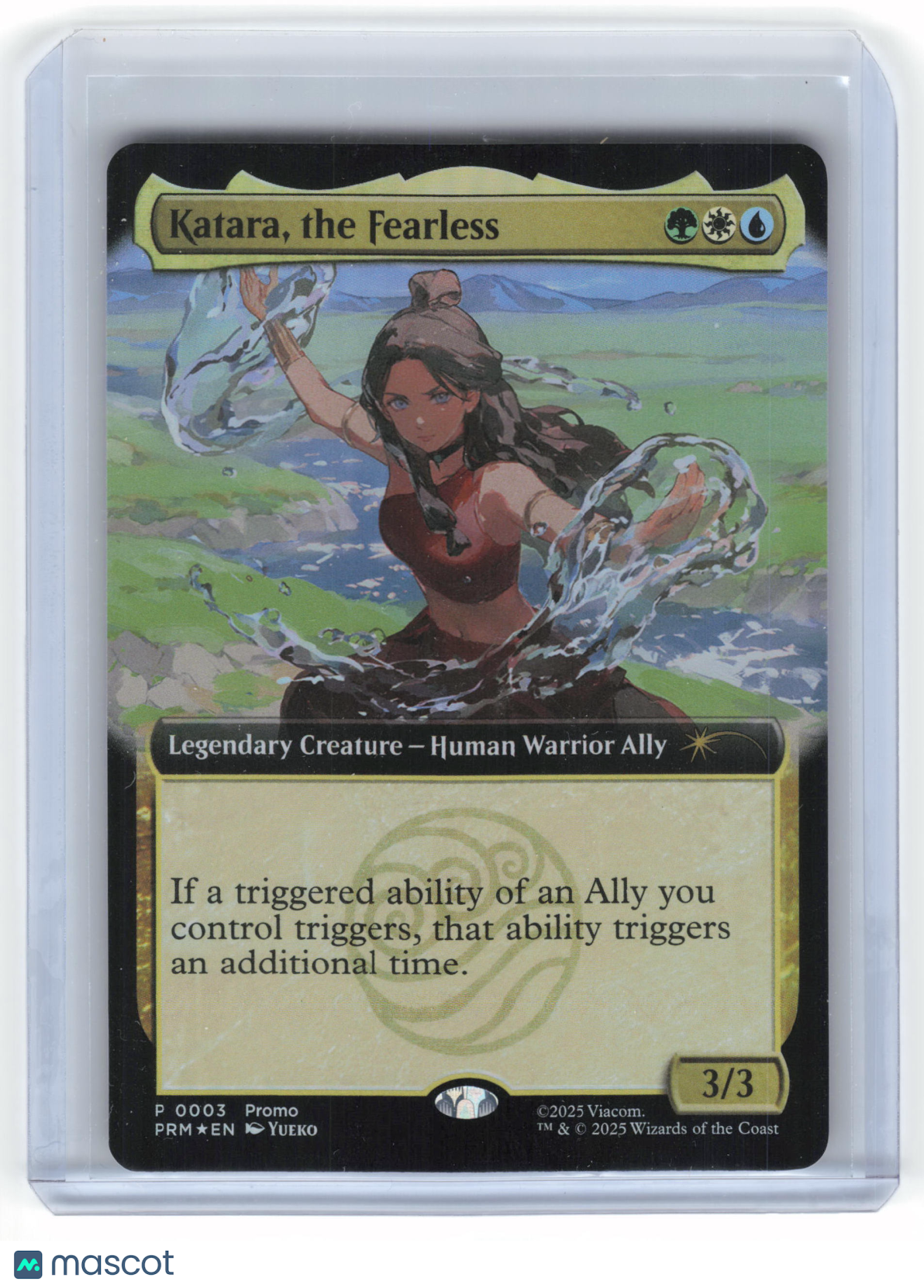 Magic: The Gathering Katara, the Fearless SDCC 2025 Promo Foil #0003 Ext. Art