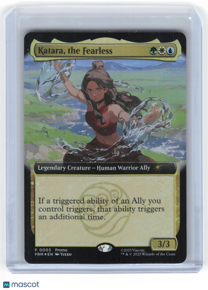 Magic: The Gathering Katara, the Fearless SDCC 2025 Promo Foil #0003 Ext. Art