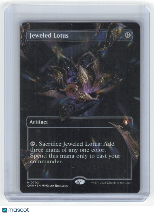 2023 Magic: The Gathering Jeweled Lotus CMM Mythic Non-Foil #0702 Borderless NM