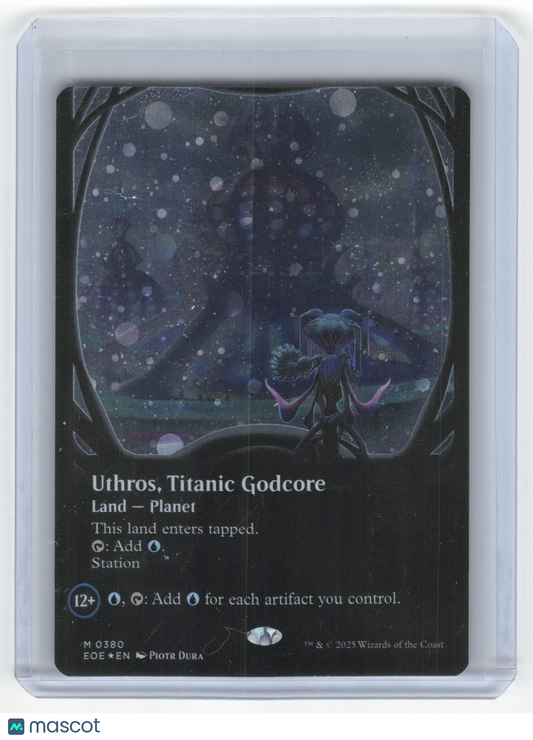 2023 Magic: TG Uthros, Titanic Godcore EOE Mythic Galaxy Foil #0380 Borderless