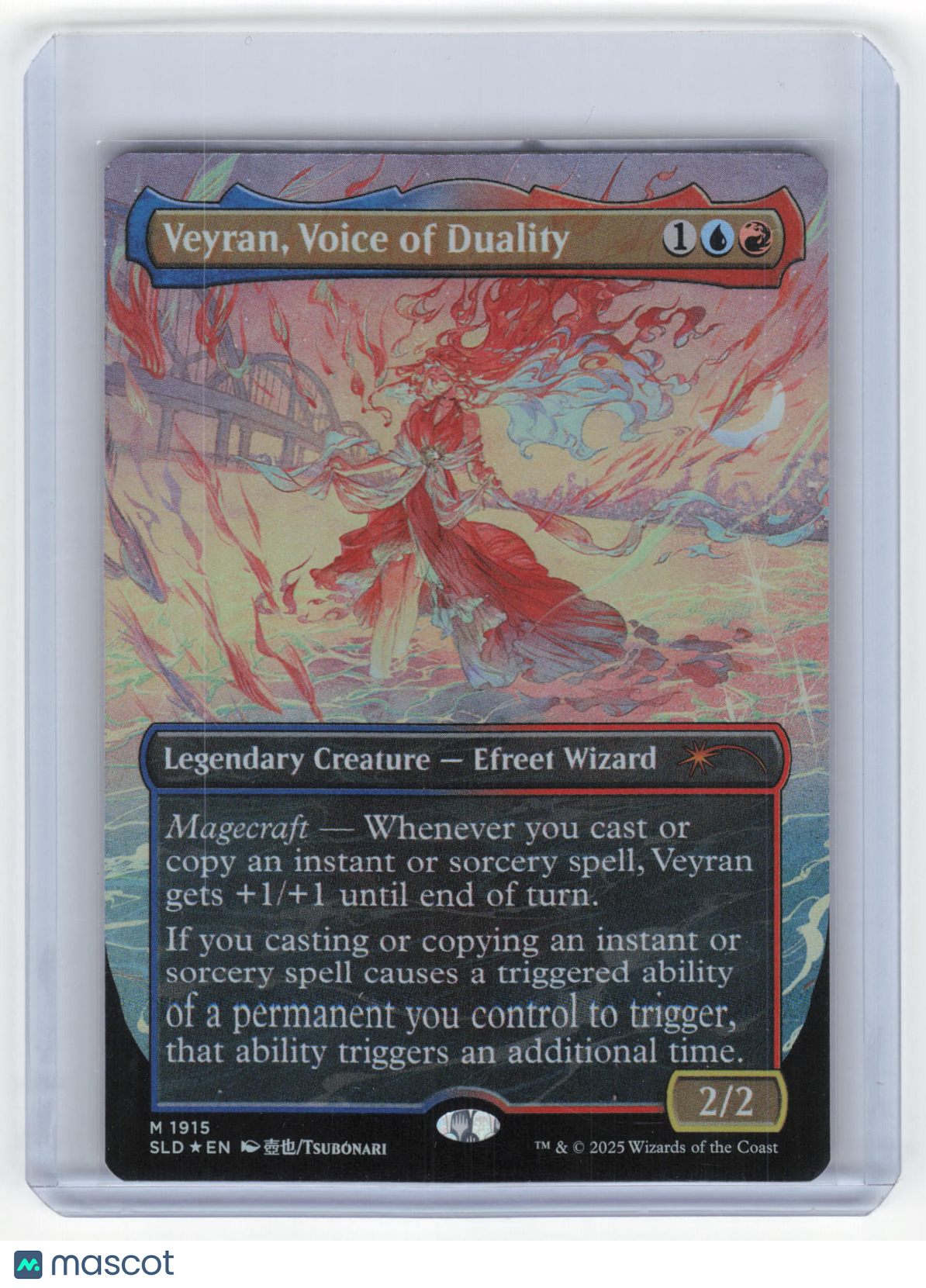 2025 Magic: The Gathering Veyran, Voice of Duality SLD Rainbow Foil #1915 NM