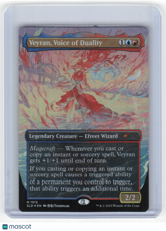 2025 Magic: The Gathering Veyran, Voice of Duality SLD Rainbow Foil #1915 NM