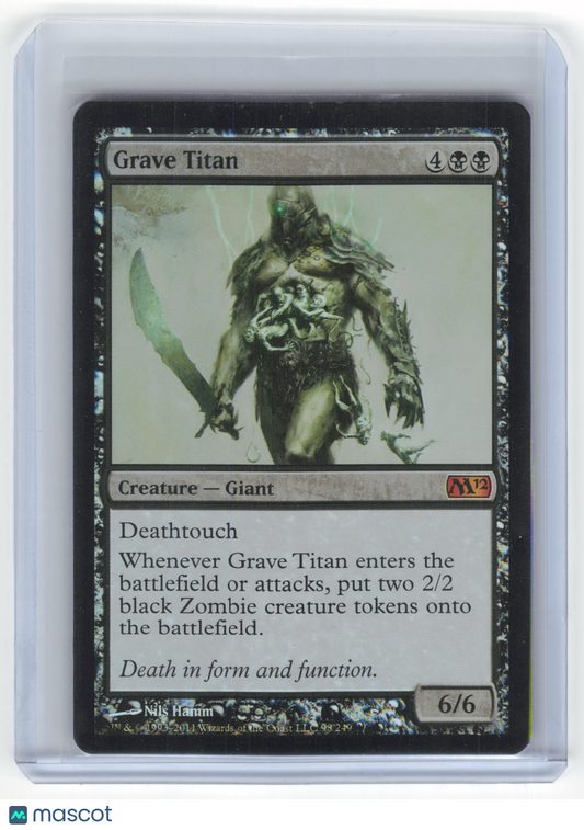 2011 Magic: The Gathering Grave Titan Magic 2012 Mythic Foil #98/249 Near Mint