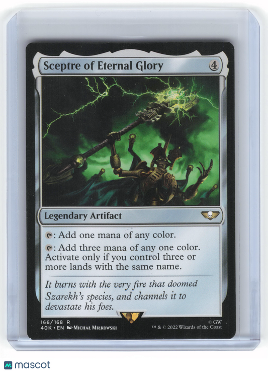 2022 Magic: The Gathering Sceptre of Eternal Glory 40K Rare Non-Foil #166/168 NM