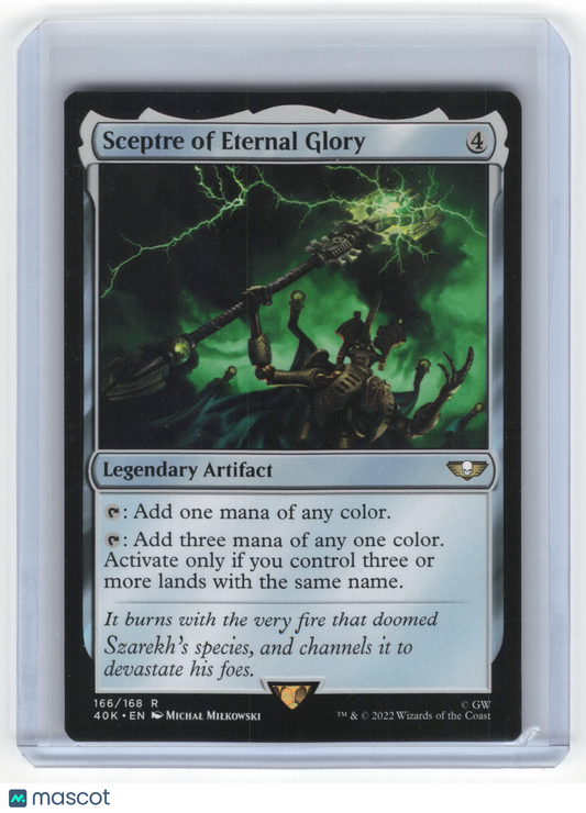 2022 Magic: The Gathering Sceptre of Eternal Glory 40K Rare Non-Foil #166/168 NM