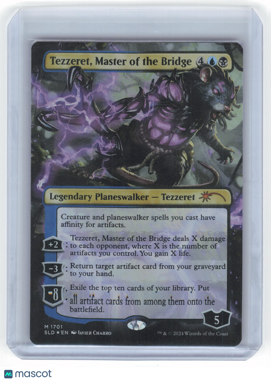 2021 Magic: The Gathering Tezzeret, Master of the Bridge SLD Rainbow Foil #1701