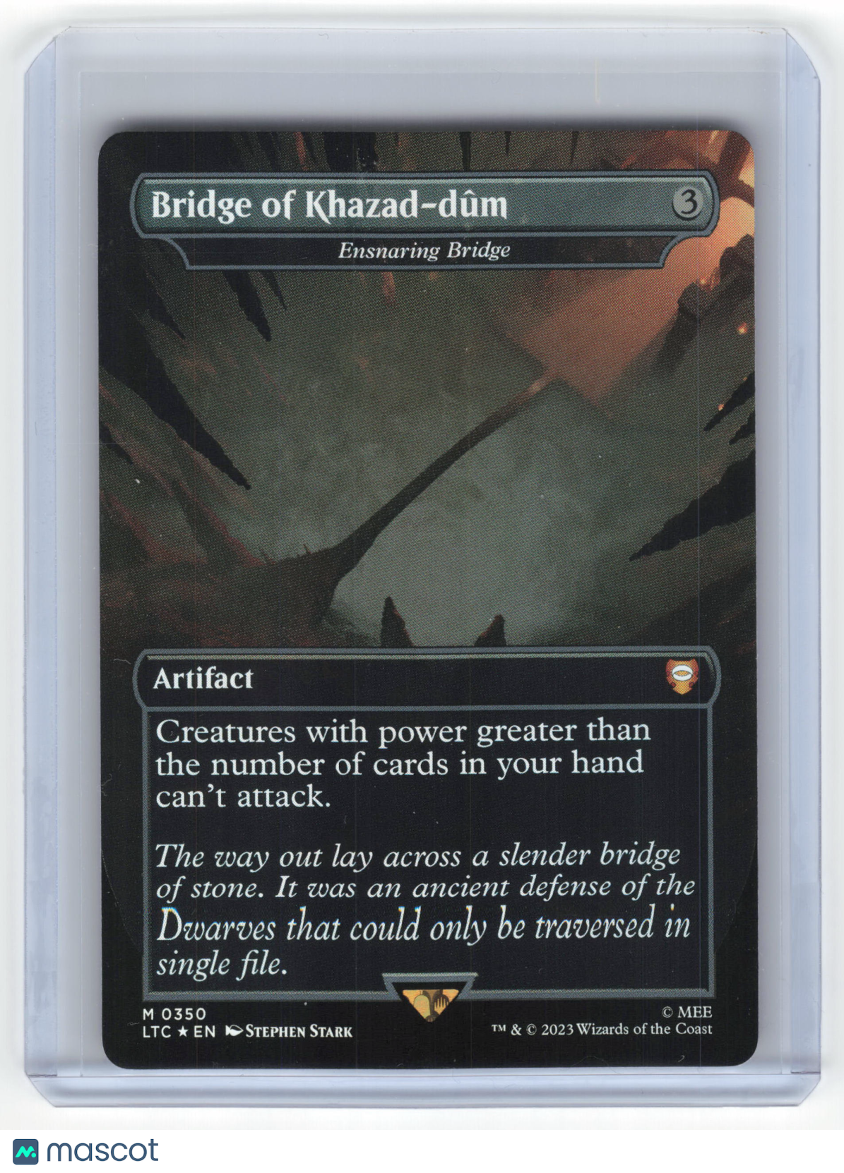 2023 Magic: The Gathering Bridge of Khazad-dûm LTC Mythic Foil #0350 Near Mint