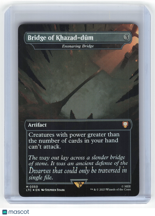 2023 Magic: The Gathering Bridge of Khazad-dûm LTC Mythic Foil #0350 Near Mint