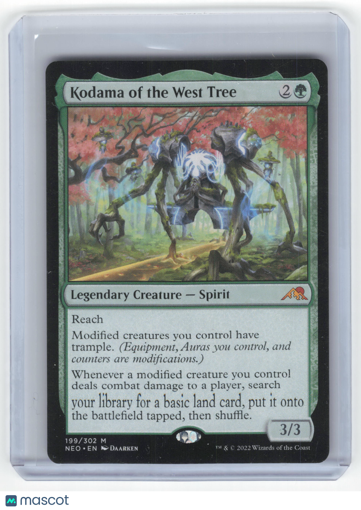 2022 Magic: The Gathering Kodama of the West Tree NEO Mythic Non-Foil #199/302