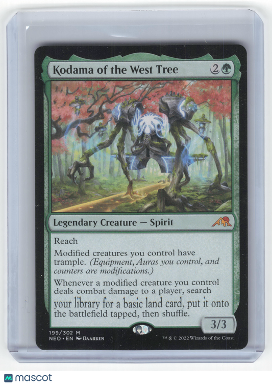 2022 Magic: The Gathering Kodama of the West Tree NEO Mythic Non-Foil #199/302
