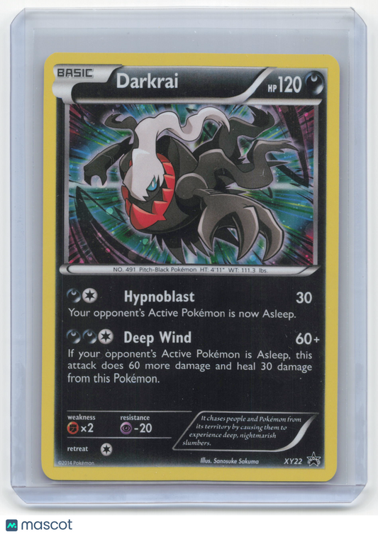 2014 Pokemon Darkrai XY Black Star Promo #XY22 Near Mint