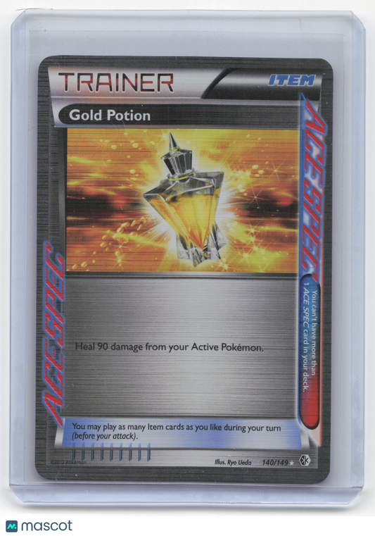 2012 Pokemon Gold Potion Boundaries Crossed Rare #140/149 Lightly Played