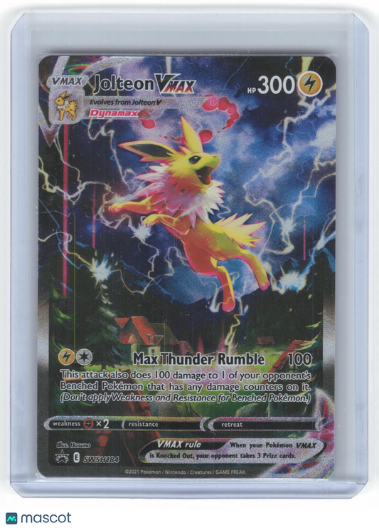 2021 Pokemon Jolteon VMAX SWSH Promos Black Star Promo Holo #SWSH184 Near Mint