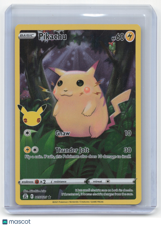 2021 Pokemon Pikachu Celebrations: Classic Collection Rare Holo #5/25 Near Mint