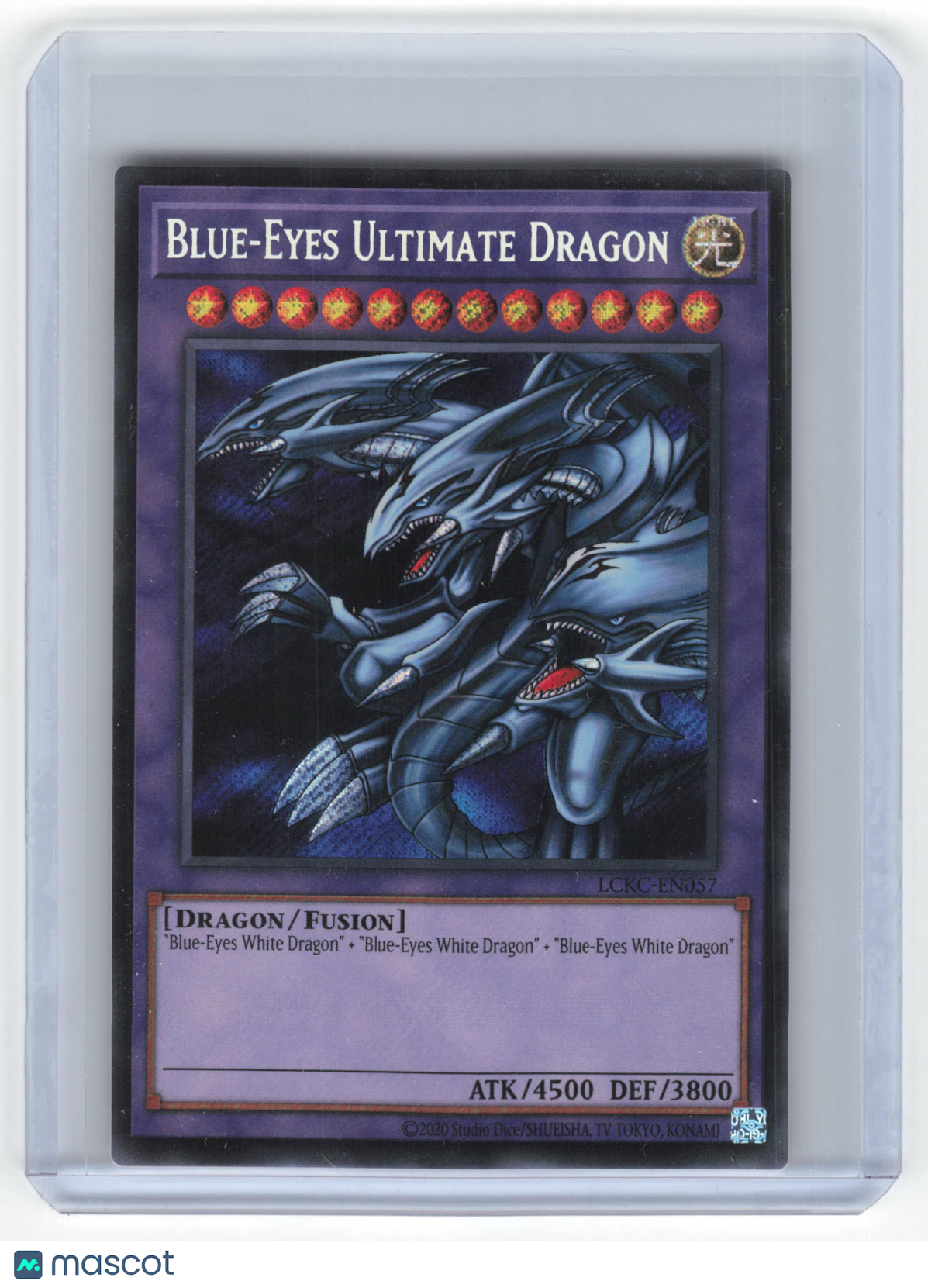 2018 Yu-Gi-Oh! Blue-Eyes Ultimate Dragon Secret Rare Holo #LCKC-EN057 NM