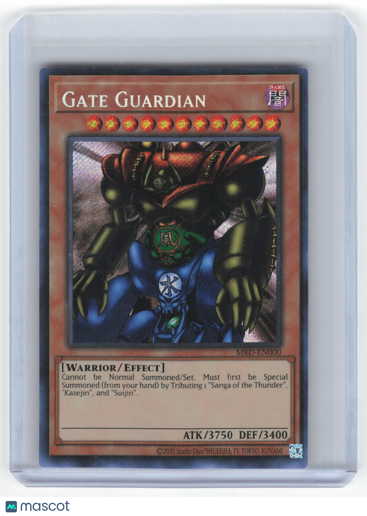 2023 Yu-Gi-Oh! Gate Guardian Metal Raiders (25th Anniversary Edition) #MRD-EN000