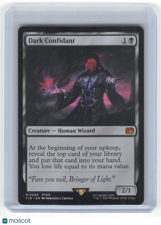 2025 Magic: The Gathering Dark Confidant Final Fantasy Mythic Non-Foil #0094 NM