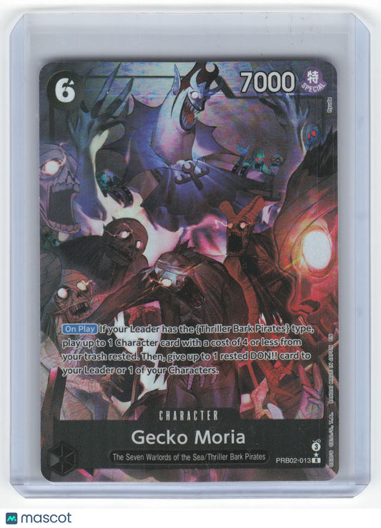 2025 One Piece Card Game Gecko Moria The Best Vol. 2 Holo #PRB02-013 Alt Art NM