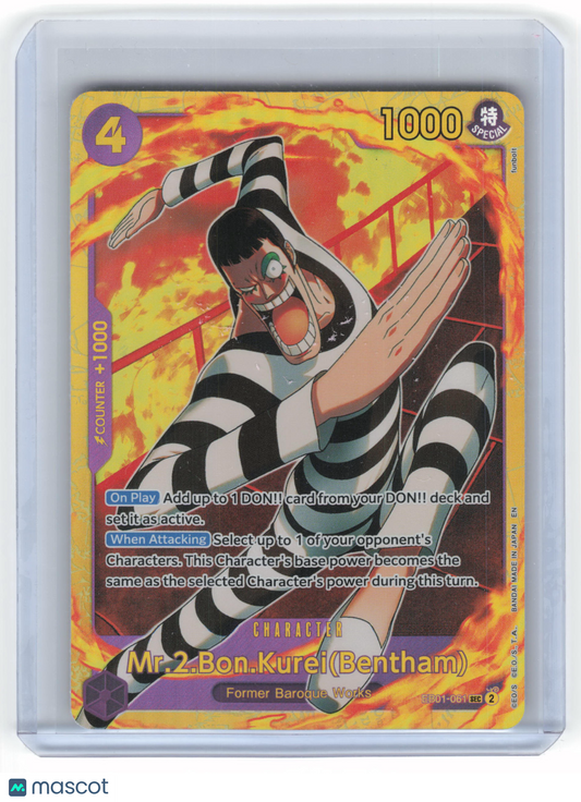 2025 One Piece Mr.2.Bon.Kurei (Bentham) The Best Vol. 2 Holo #EB01-061 (Reprint)