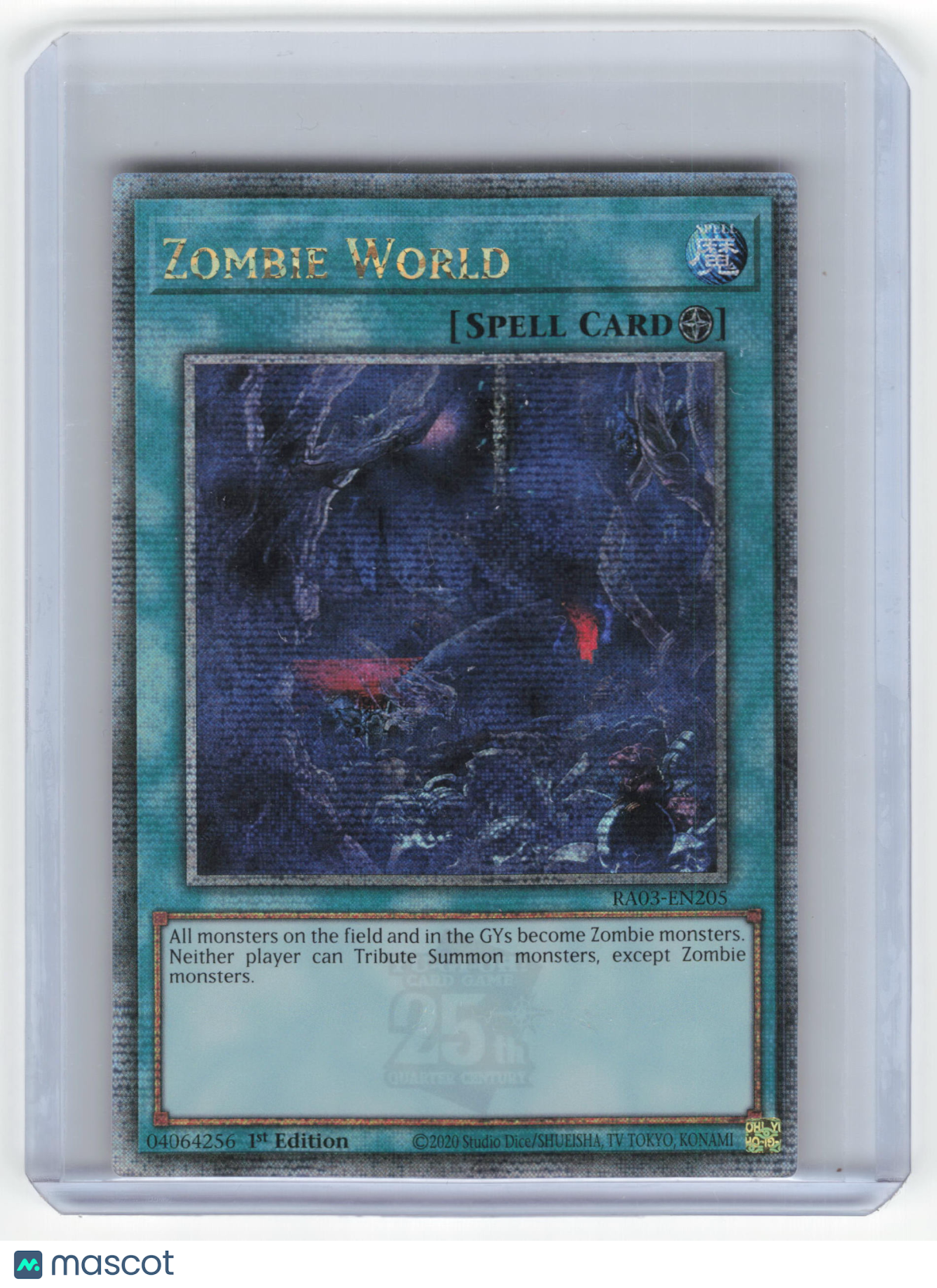2024 Yu-Gi-Oh! Zombie World Qtr. Century Bonanza QCSR Holo #RA03-EN205 1st Ed NM