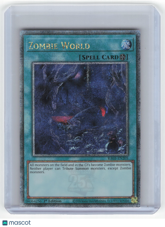 2024 Yu-Gi-Oh! Zombie World Qtr. Century Bonanza QCSR Holo #RA03-EN205 1st Ed NM