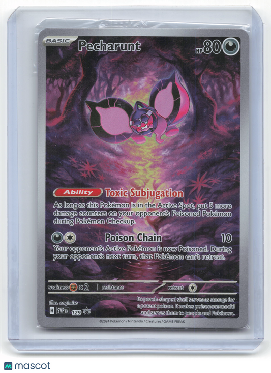 2024 Pokemon Pecharunt Scarlet & Violet Black Star Promo #129 Near Mint