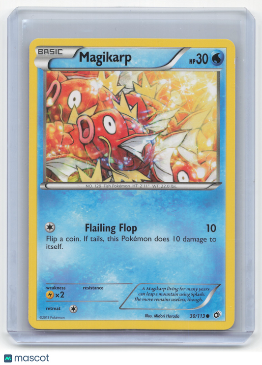 2013 Pokemon Magikarp Legendary Treasures Uncommon #30/113 Near Mint