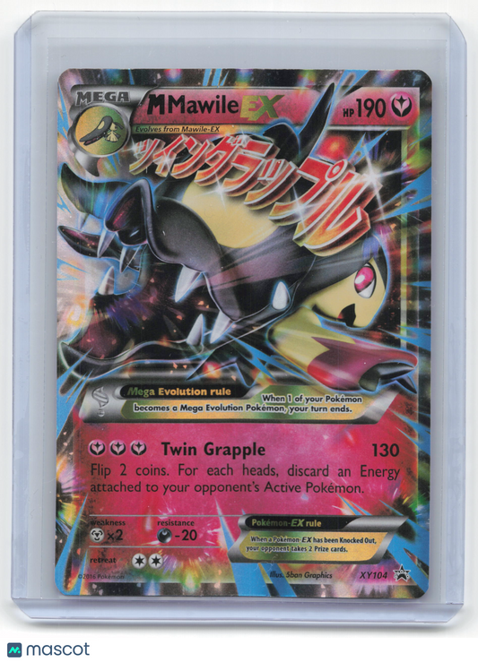 2016 Pokemon M Mawile EX XY Black Star Promo Holo #XY104 Moderately Played