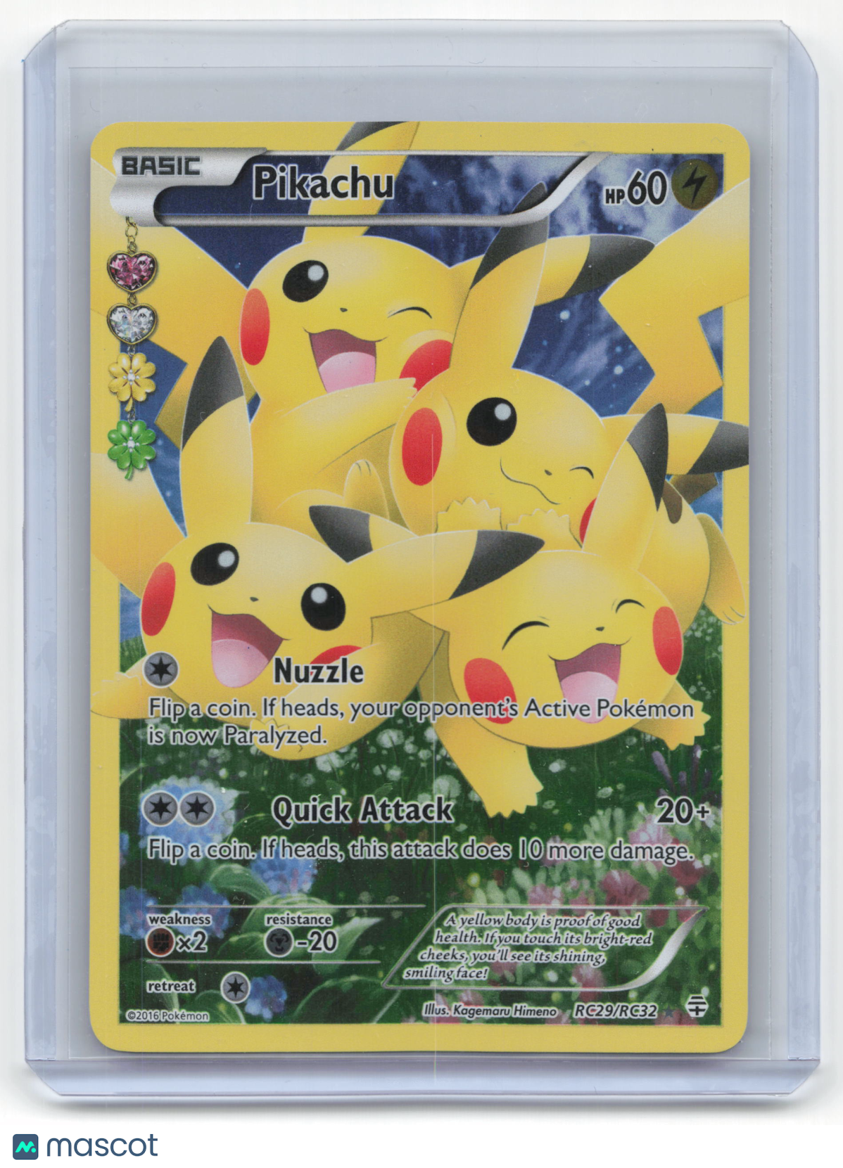 2016 Pokemon Pikachu Generations Rare Holo #RC29/RC32 Lightly Played