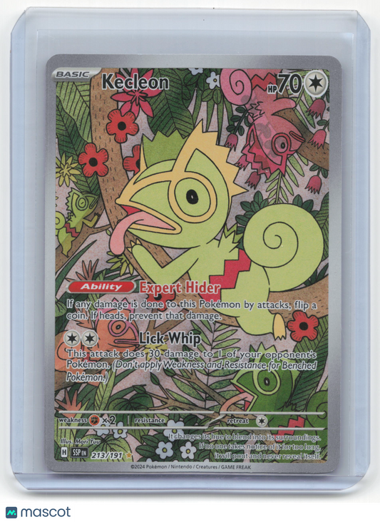 2024 Pokemon Kecleon Surging Sparks Illustration Rare Holo #213/191 Near Mint