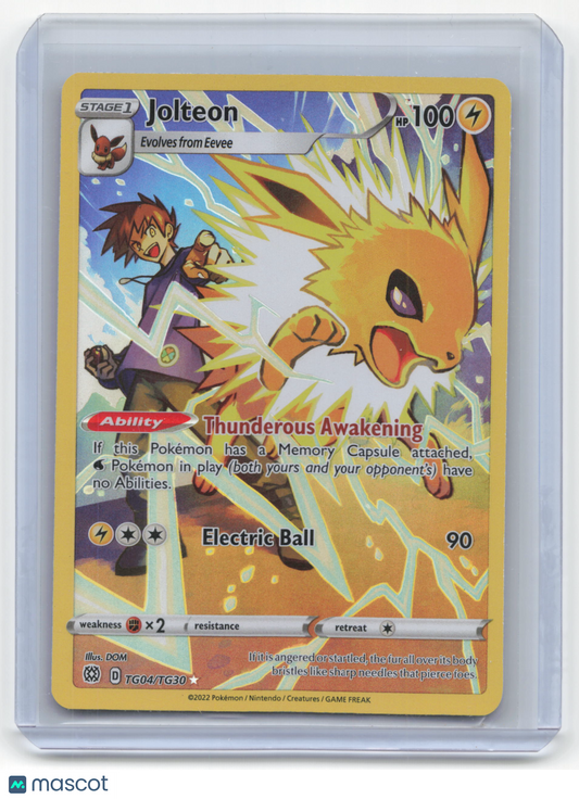 2022 Pokemon Jolteon Brilliant Stars: Trainer Gallery Rare TG04/TG30 Near Mint